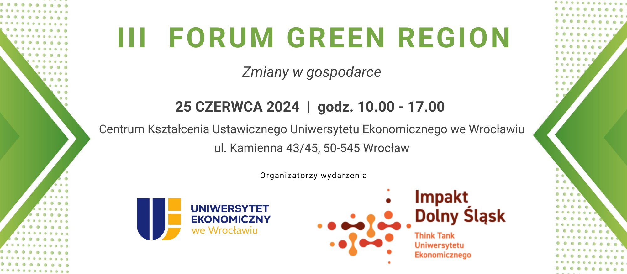 III Forum Green Region – „Zmiany w gospodarce”