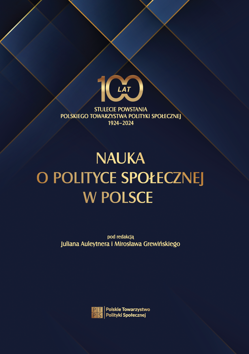 Księga jubileuszowa „Nauka o polityce społecznej w Polsce”